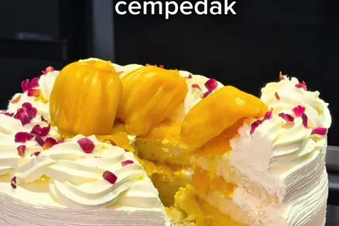 Kek Cepedak Berkrim