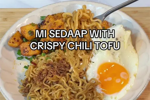 Mi Sedap Crispy Tofu