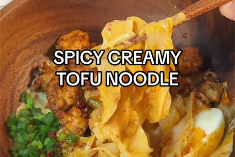 Creamy Tofu Noodle